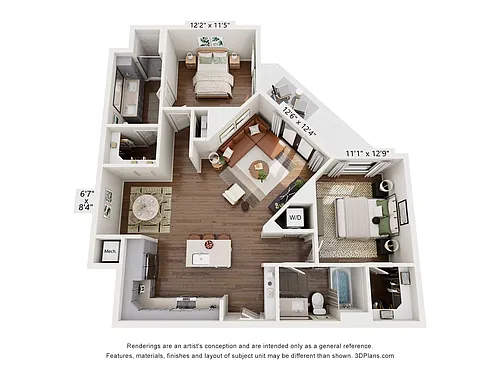 Floor plan B3