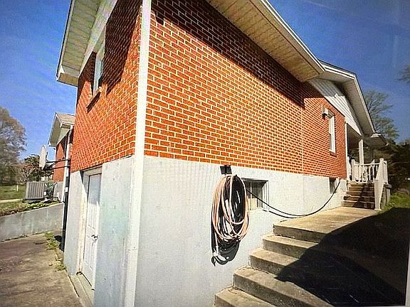 Side view off carport