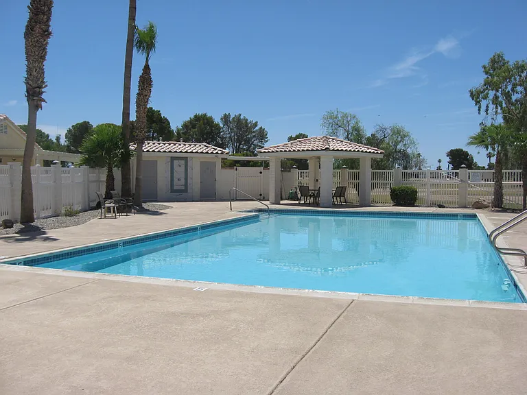 sparkling private pool
