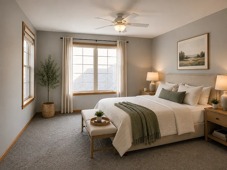 Master Bedroom w/ walk-in closet