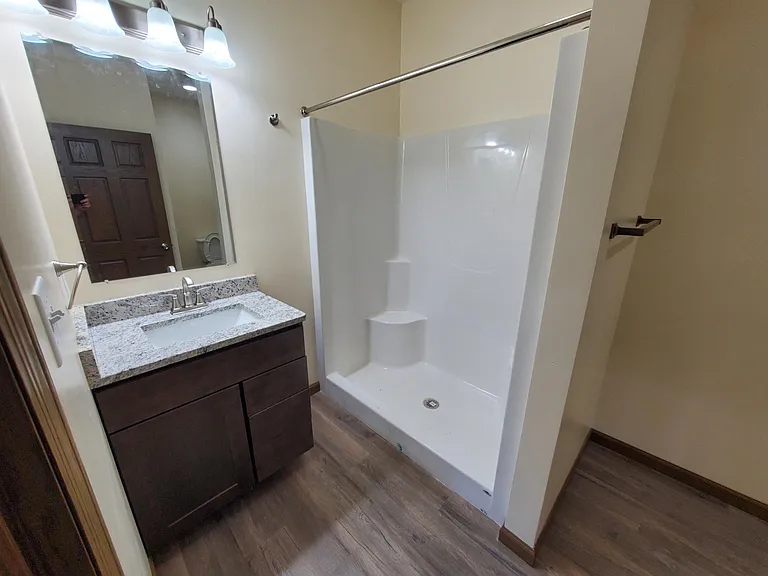 Master Bath With Stand Up Walk In Shower