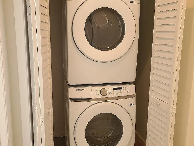 In Home Washer/Dryer in hallway