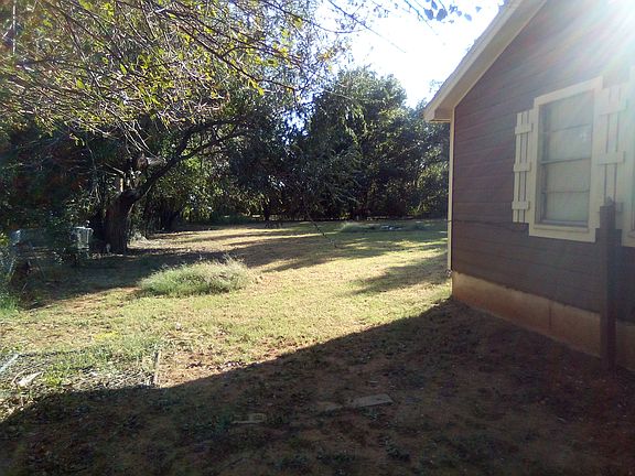 Yard has lots of potential??