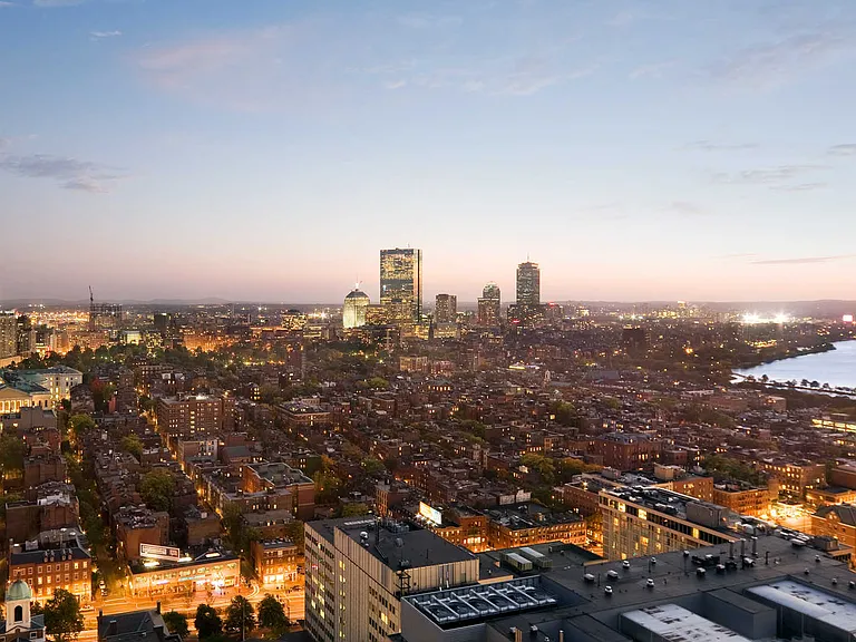 Views of Beacon Hill and Back Bay