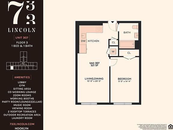 2nd image of 733 Lincoln Pl #1307