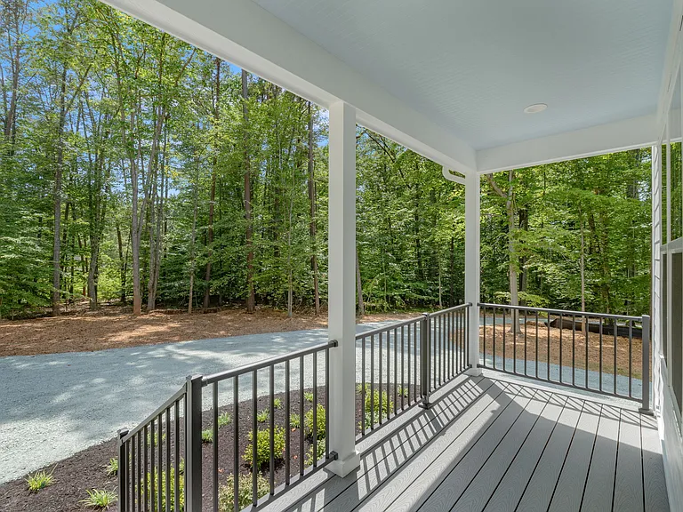 Partially wooded lot