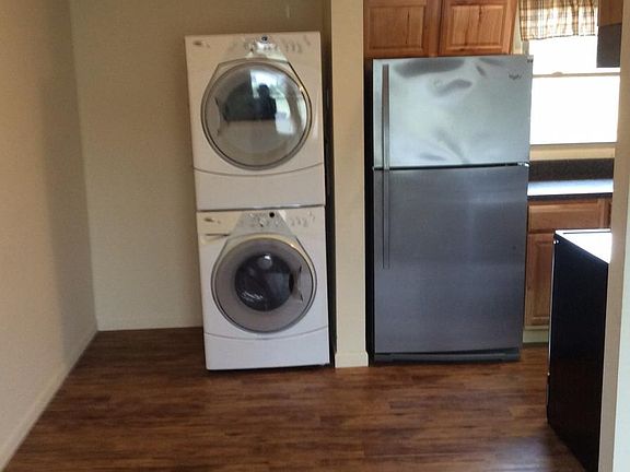 Stack washer and dryer