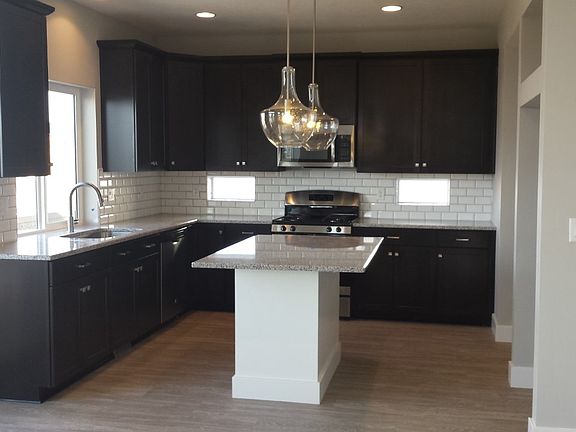 Kitchen with Lighting On