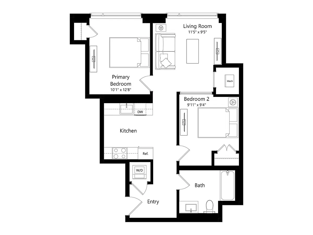 Floor plan Verde B1