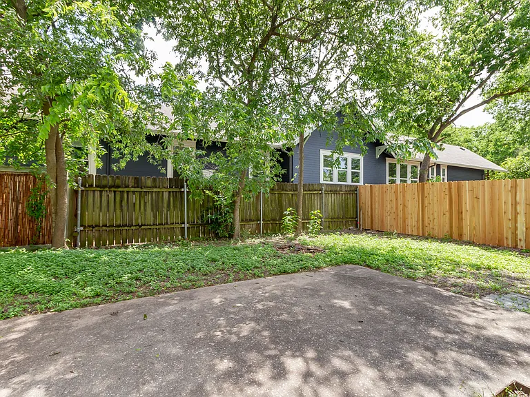 Enclosed yard