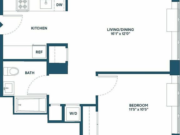 2nd image of 475 Clermont Ave APT 1005