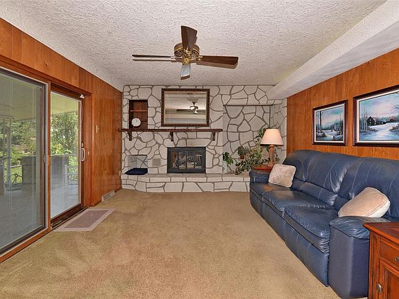 Spacious family room with exit to covered patio.