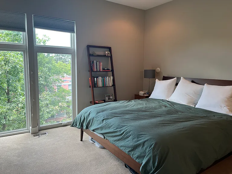 MB with 3 large windows on 3 rd floor with large closet not shown here.