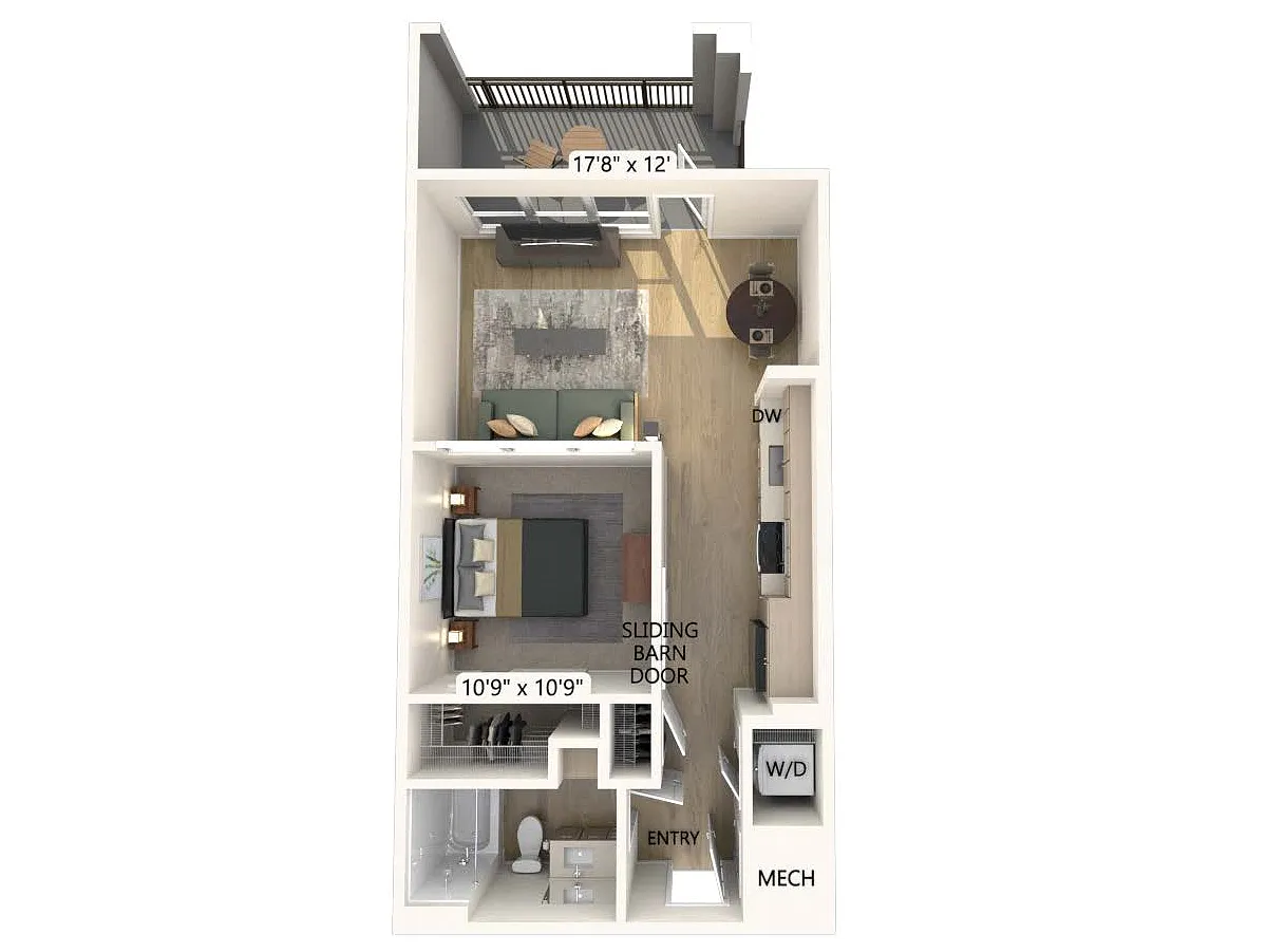 Floor plan S1-639sf