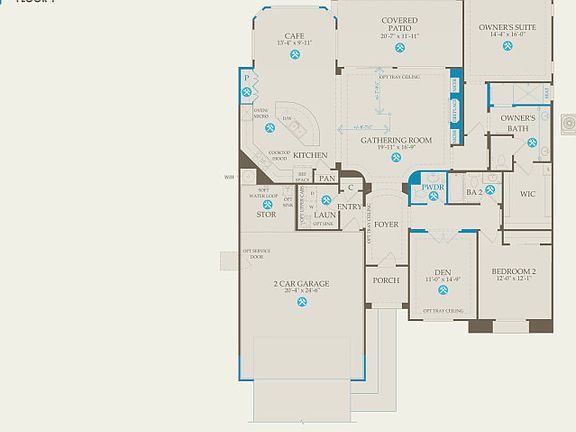 Pursuit Floor Plan, Quick Move-in Home, Floor 1