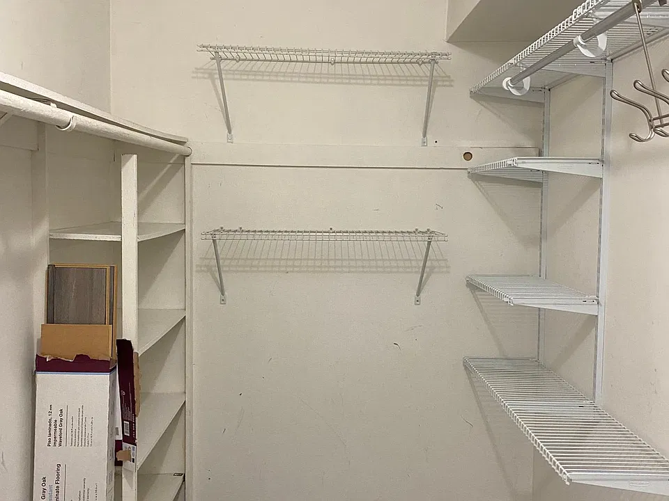 huge walk in closet