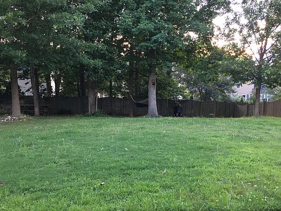 Large back yard looking from