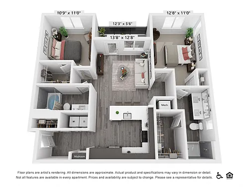 Floor plan Mount Sanitas