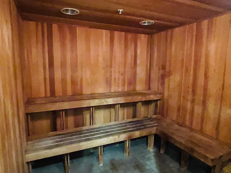 Sauna at clubhouse