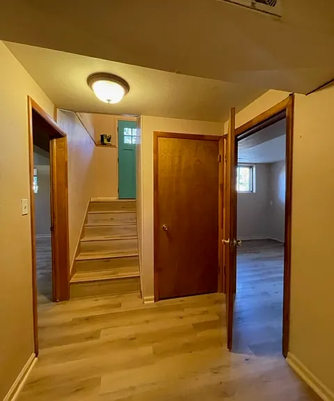 Downstairs hallway