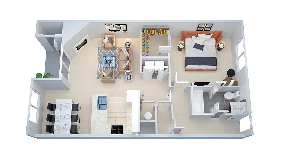 Floor plan Barbary