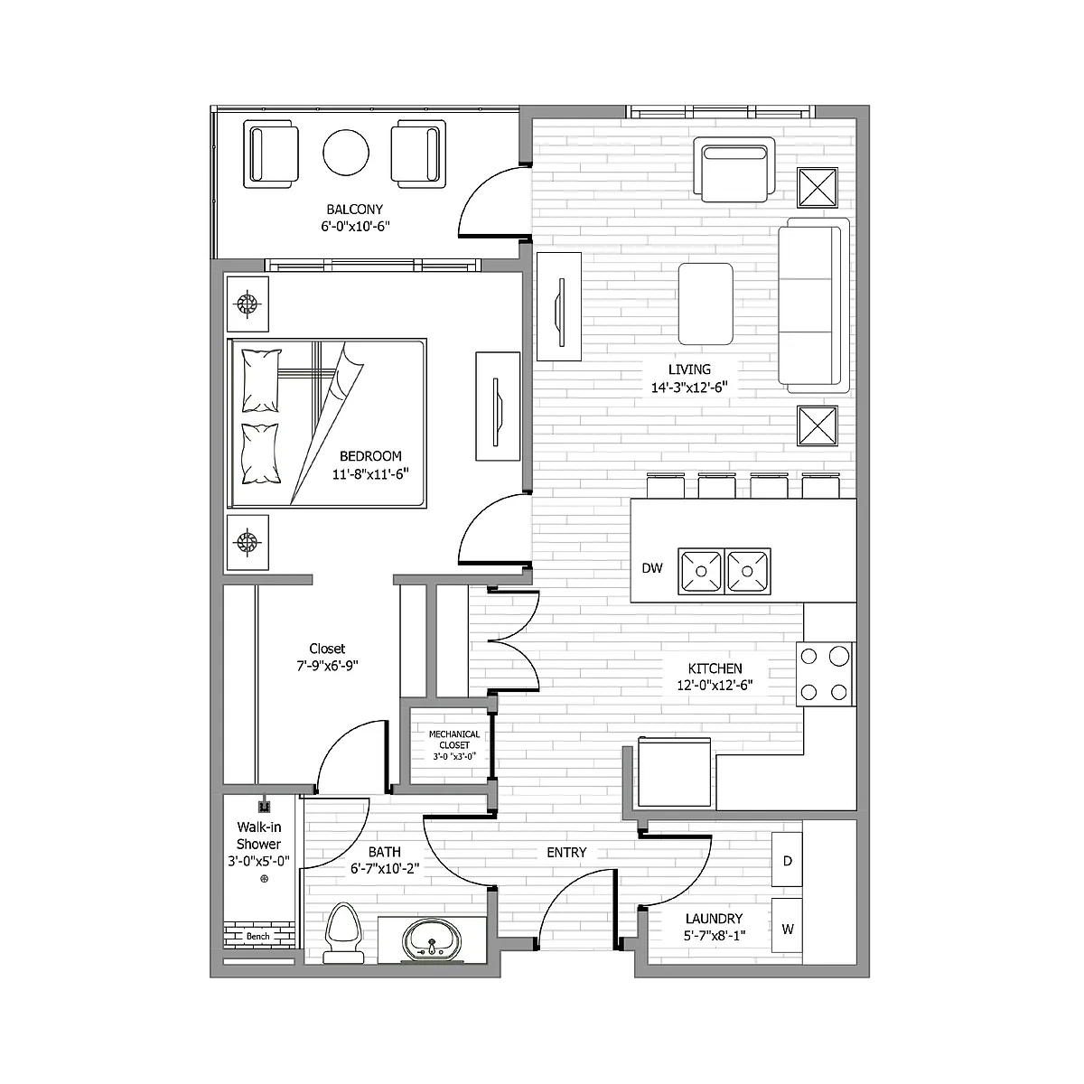 Floor plan A4
