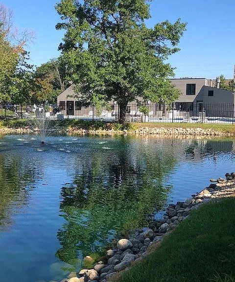 Pond View to Newly Renovated Clubhouse