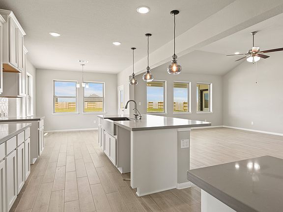 Abundant cabinet and counterspace