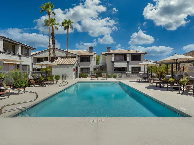 Resort Style Pool with Lounge Seating