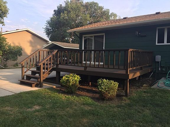 Newly Painted Back Deck