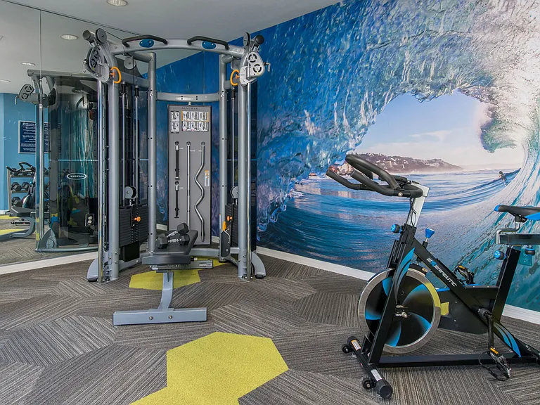 Experience better health and strength in our on-site fitness center feature both cardio and weight training equipment to support your active lifestyle.