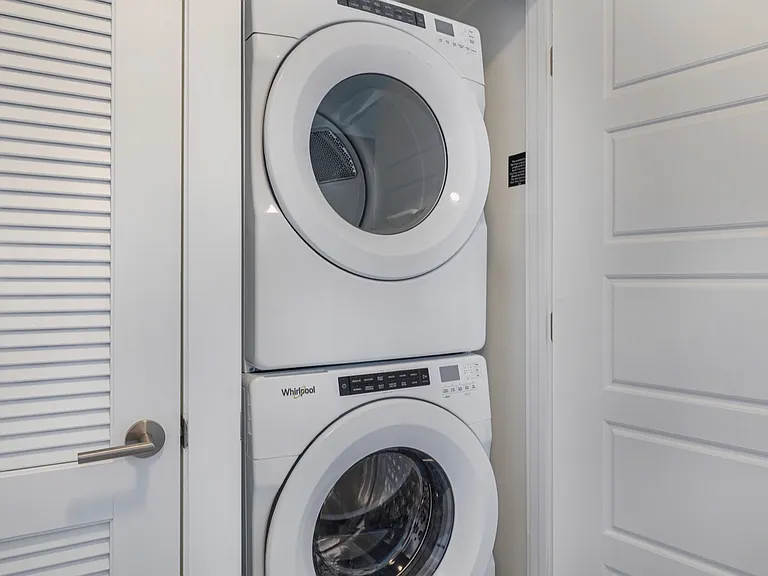 Your apartment is equipped with in-unit laundry