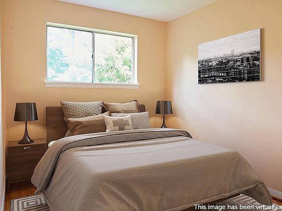 Upper level bedroom (virtually staged)
