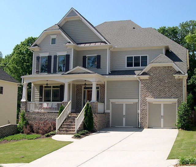 3 Sided Brick Craftsman Style Home