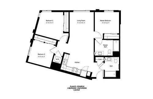Floor plan Plan C2