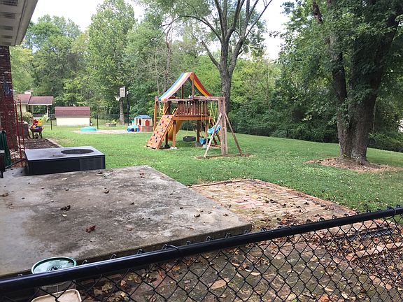 Huge back yard with patio