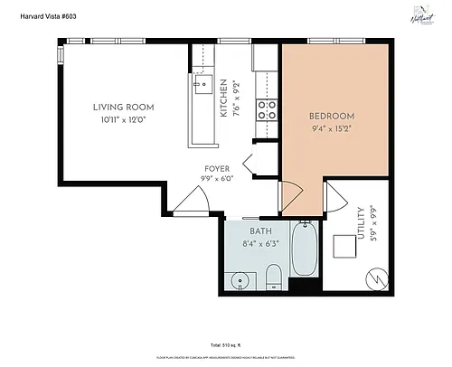 Floor plan 603