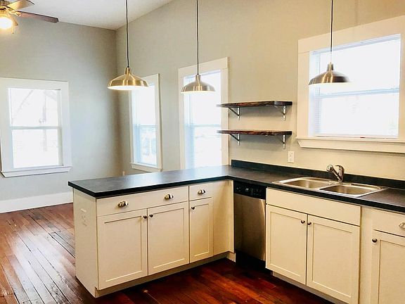 Kitchen with ample light