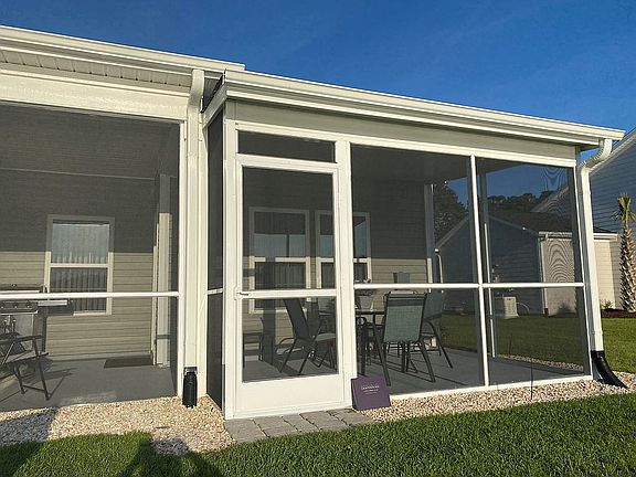 Back screened-in porch