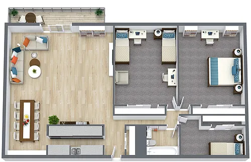 Floor plan Clark Premier