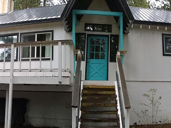 front door and deck