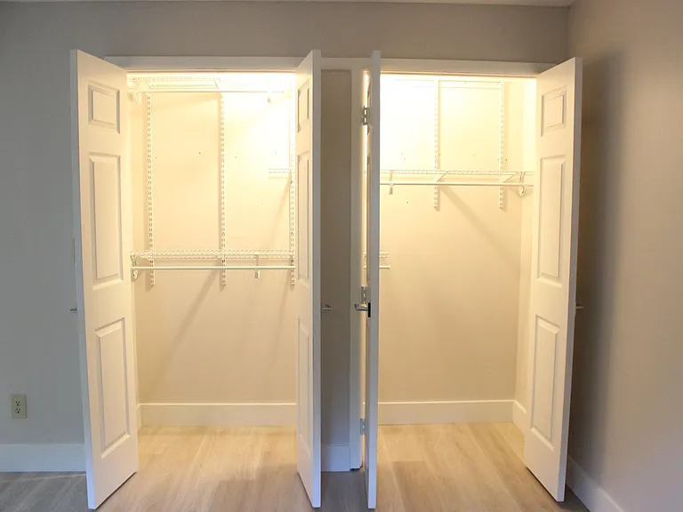 Custom closet systems in all closets