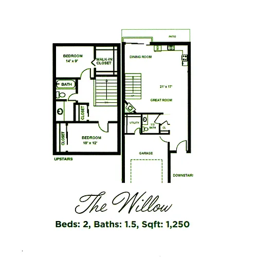 Floor plan 2BLuxe