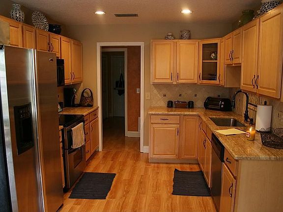 Kitchen with new cabinets and granite counter tops