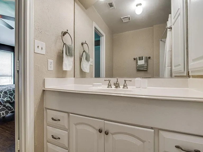 Master bathroom.