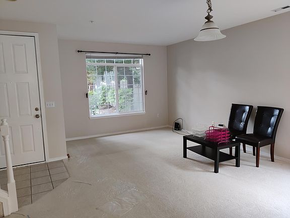 Facing entrance in the family room