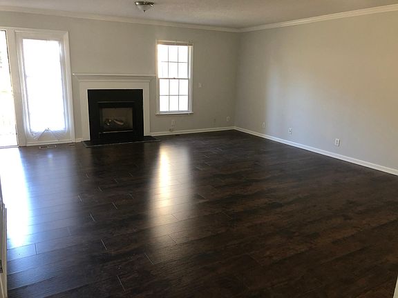 Living room fireplace