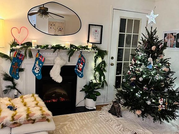 Living space during the holidays