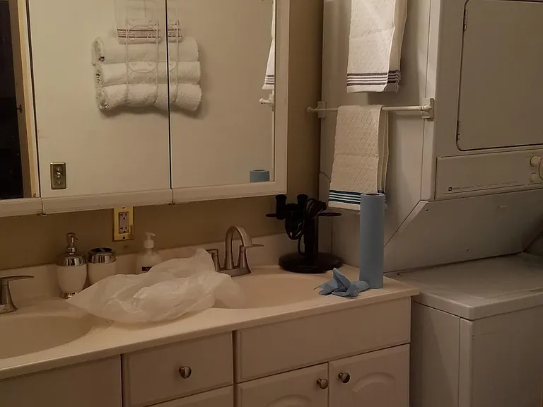 Laundry area.