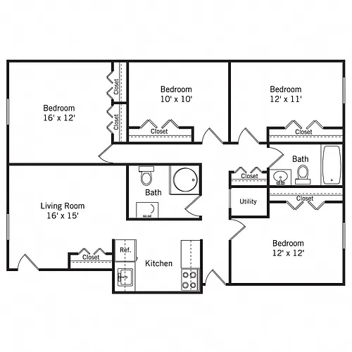 Floor plan The Yale